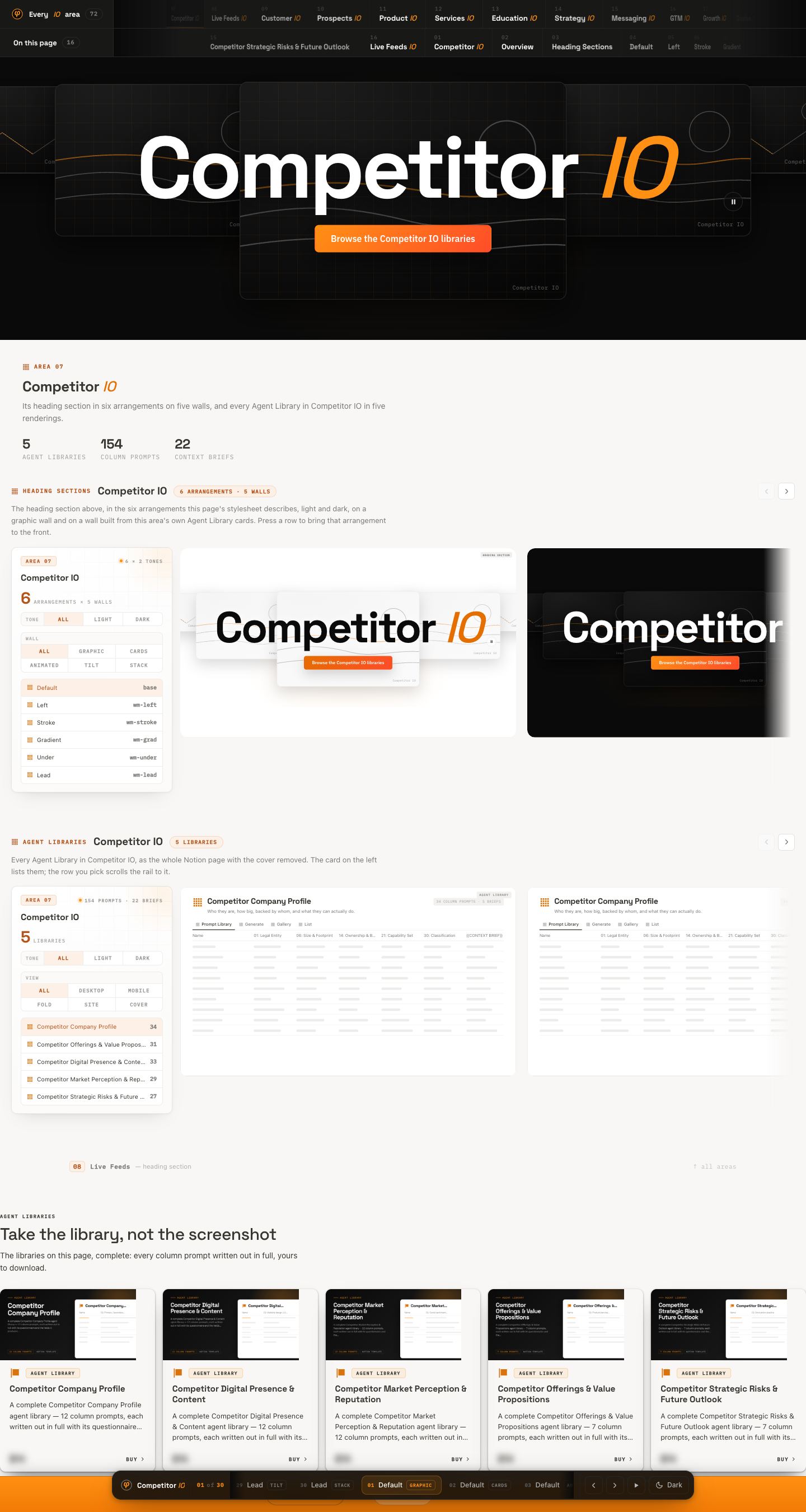 Intelligent Operations: Website — 07Competitor IO